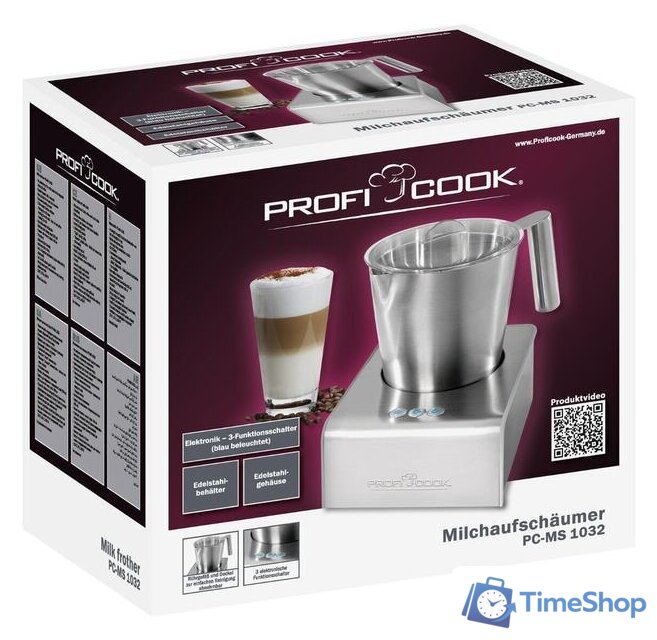 Автоматический вспениватель молока ProfiCook PC-MS 1032 - Изображение №8 — Интернет-магазин Time-Shop