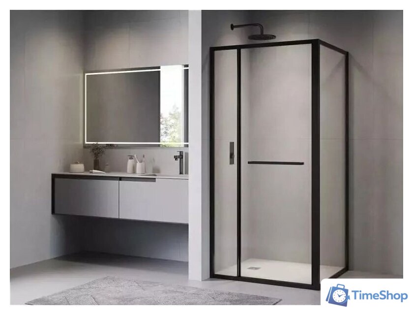 Душевой уголок RGW LE-45-B 77124508-14 (черный/прозрачное стекло) - Изображение №1 — Интернет-магазин Time-Shop