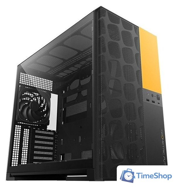 Корпус Geometric Future Model 5 Vent 5FAN (черный/желтый) - Изображение №3 — Интернет-магазин Time-Shop