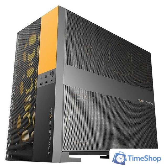 Корпус Geometric Future Model 5 Vent 5FAN (черный/желтый) - Изображение №6 — Интернет-магазин Time-Shop