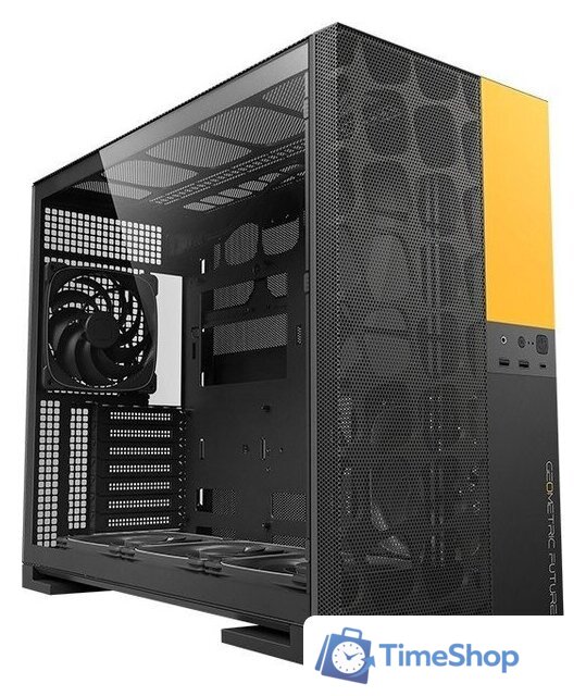 Корпус Geometric Future Model 5 Vent 5FAN (черный/желтый) - Изображение №4 — Интернет-магазин Time-Shop