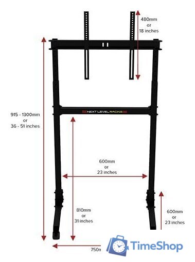 Кронштейн Next Level Racing Free Standing Single Monitor Stand - Изображение №3 — Интернет-магазин Time-Shop