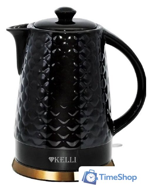 Электрический чайник KELLI KL-1340 (черный) - Изображение №1 — Интернет-магазин Time-Shop
