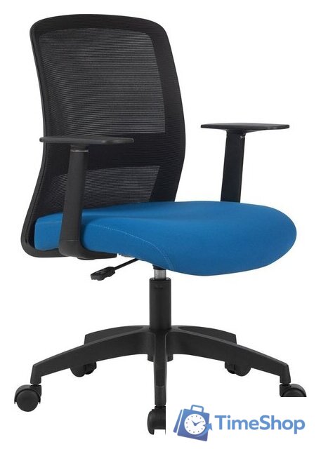 Офисное кресло CACTUS CS-MC333-BKBL (черный/темно-синий) - Изображение №1 — Интернет-магазин Time-Shop