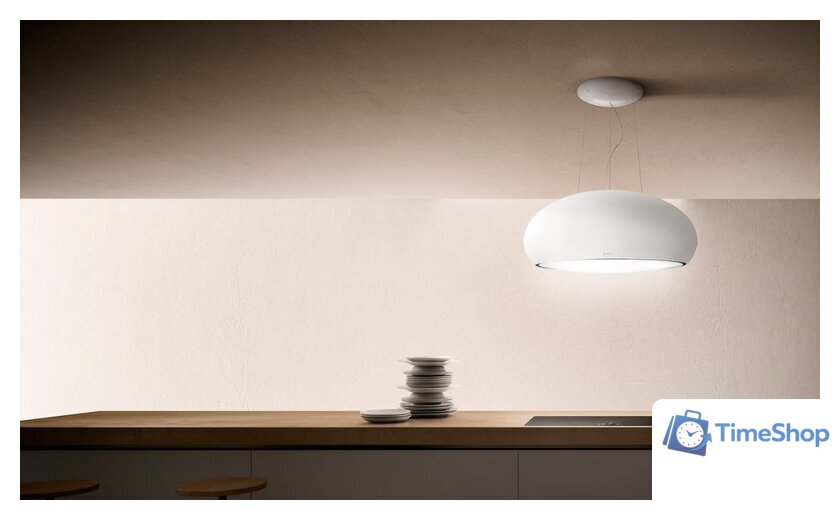 Кухонная вытяжка Elica SEASHELL WH MAT/F/80 - Изображение №2 — Интернет-магазин Time-Shop