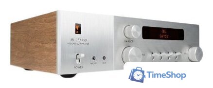 Сетевой интегральный усилитель JBL SA750 (серебристый/орех) - Изображение №1 — Интернет-магазин Time-Shop