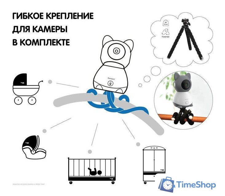 Дополнительная камера Ramicom VRC300CTR - Изображение №4 — Интернет-магазин Time-Shop
