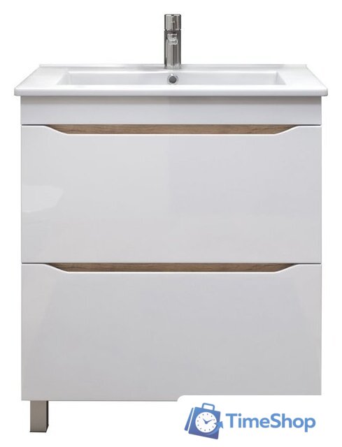  Vigo Тумба под умывальник Grani 750-0-2 Оскар (дуб золотой) - Изображение №1 — Интернет-магазин Time-Shop