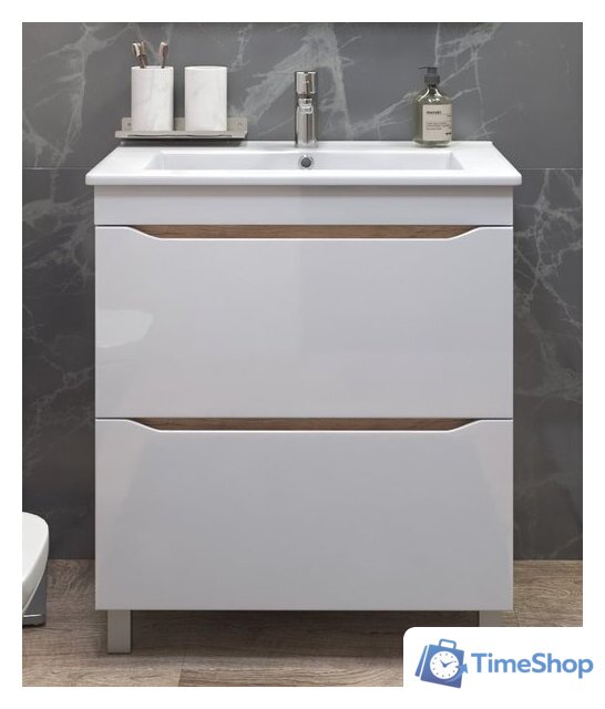  Vigo Тумба под умывальник Grani 750-0-2 Оскар (дуб золотой) - Изображение №3 — Интернет-магазин Time-Shop