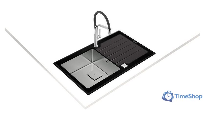 Кухонная мойка TEKA Diamond RS15 1B 1D 86 Auto (черный) - Изображение №2 — Интернет-магазин Time-Shop