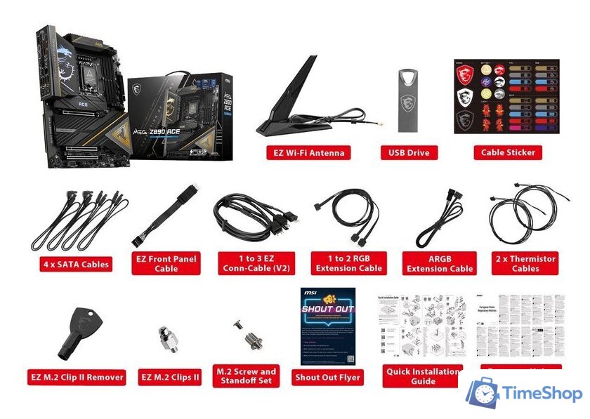 Материнская плата MSI MEG Z890 Ace - Изображение №2 — Интернет-магазин Time-Shop