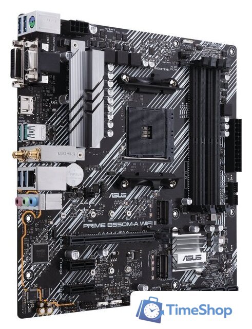 Материнская плата ASUS Prime B550M-A WIFI II - Изображение №3 — Интернет-магазин Time-Shop