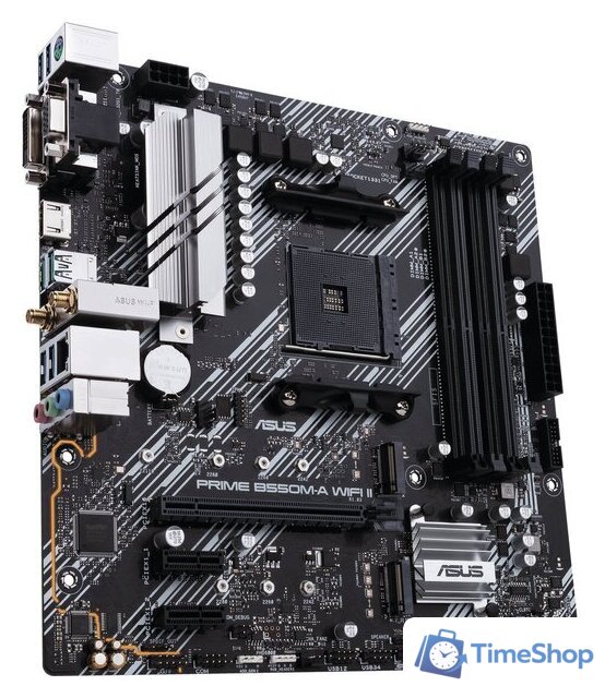 Материнская плата ASUS Prime B550M-A WIFI II - Изображение №2 — Интернет-магазин Time-Shop