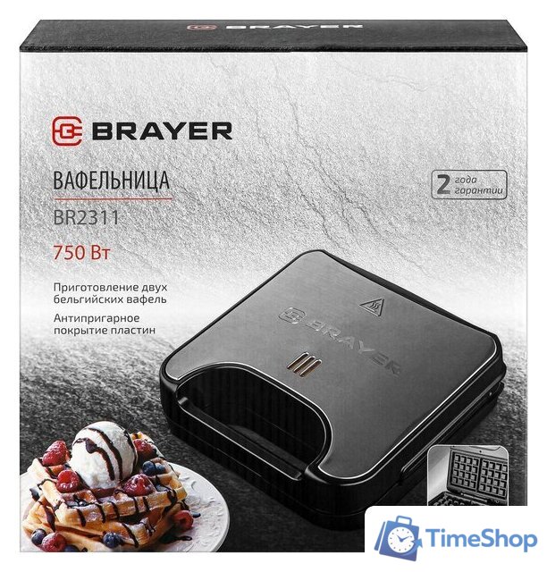 Вафельница Brayer BR2311 - Изображение №8 — Интернет-магазин Time-Shop