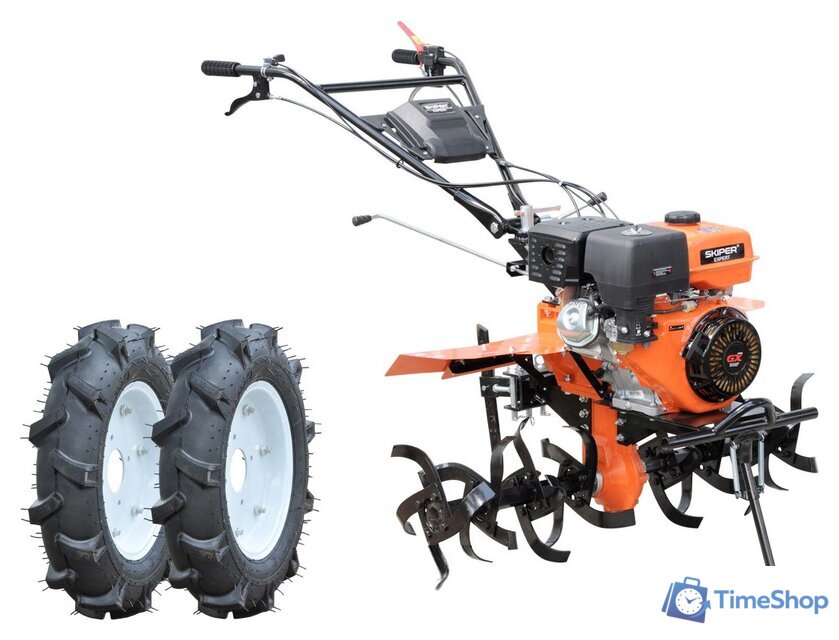 Мотоблок бензиновый Skiper SP-1600SE Expert (колеса 4.00-10) - Изображение №1 — Интернет-магазин Time-Shop