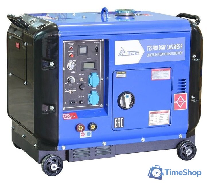 Дизельный генератор ТСС PRO DGW 3.0/250ES-R в кожухе - Изображение №2 — Интернет-магазин Time-Shop