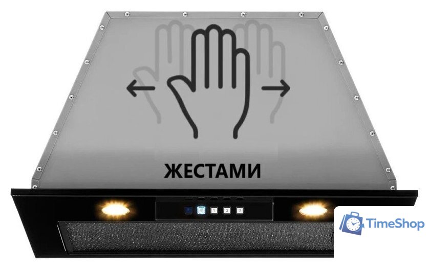 Кухонная вытяжка Akpo Neva II 60 WK-12 (черный) - Изображение №1 — Интернет-магазин Time-Shop