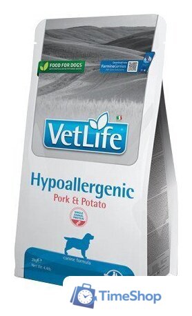 Сухой корм для собак Farmina Vet Life Hypoallergenic Pork & Potato 12 кг - Изображение №1 — Интернет-магазин Time-Shop