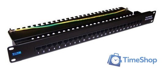 Патч-панель TWT TWT-PP25TEL45 - Изображение №1 — Интернет-магазин Time-Shop