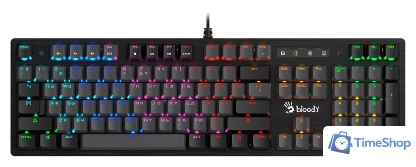 Клавиатура A4Tech Bloody B820R Dual Color - Изображение №1 — Интернет-магазин Time-Shop
