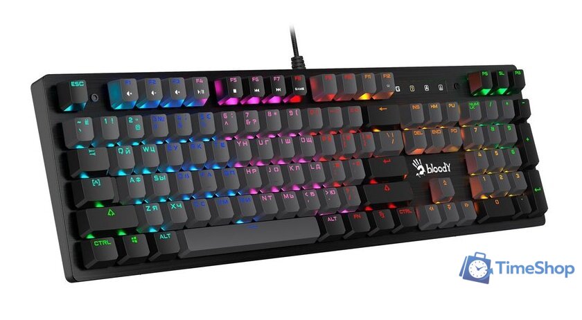 Клавиатура A4Tech Bloody B820R Dual Color - Изображение №7 — Интернет-магазин Time-Shop