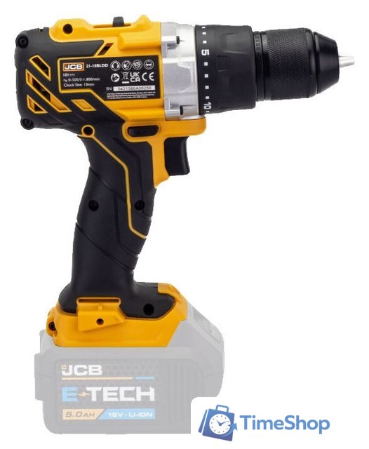 Дрель-шуруповерт JCB 18BLDD-B-E (без АКБ) - Изображение №4 — Интернет-магазин Time-Shop