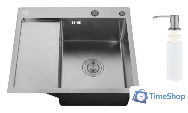 Кухонная мойка РМС MRK-5851BL-R (с дозатором) - Изображение №1 — Интернет-магазин Time-Shop