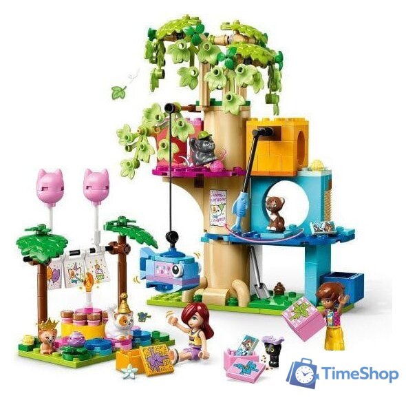 Конструктор LEGO Friends 42666 День рождения кошки и домик на дереве - Изображение №2 — Интернет-магазин Time-Shop