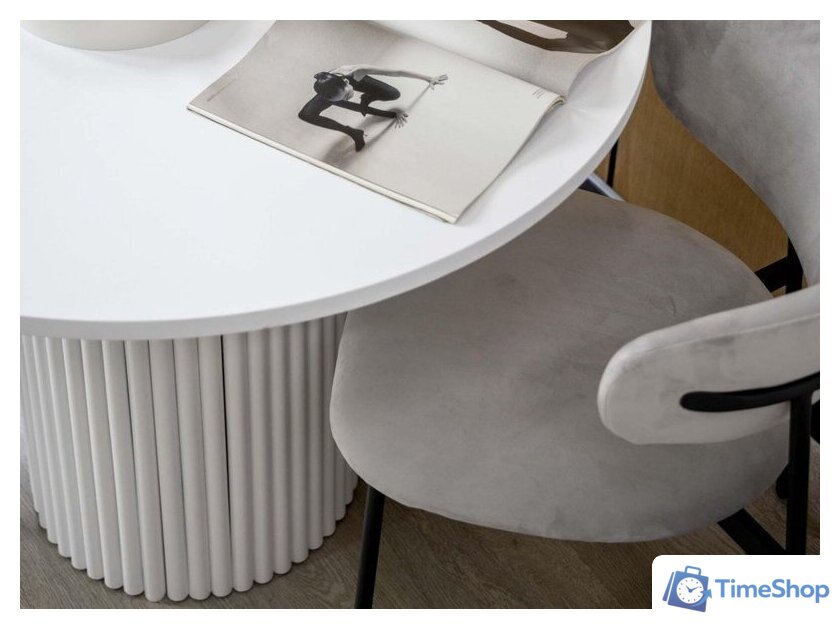 Кухонный стол Notta Барел 110 615167 (белый/белый) - Изображение №10 — Интернет-магазин Time-Shop