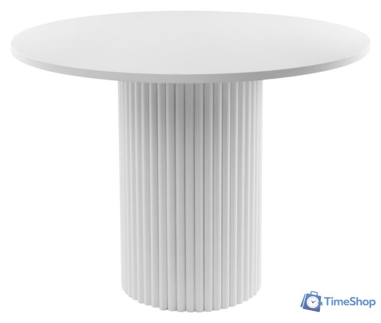 Кухонный стол Notta Барел 110 615167 (белый/белый) - Изображение №1 — Интернет-магазин Time-Shop
