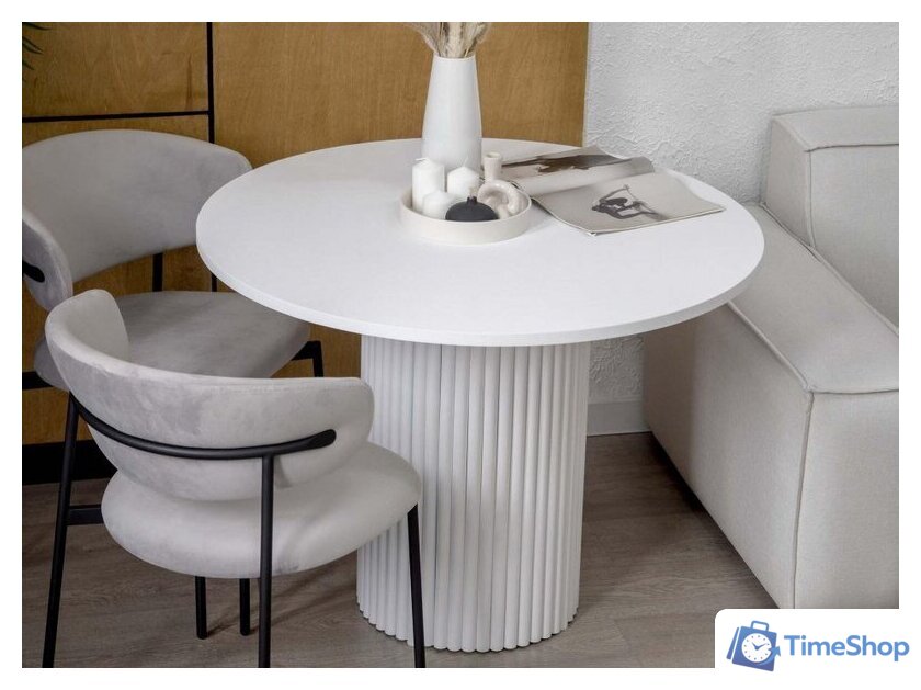Кухонный стол Notta Барел 110 615167 (белый/белый) - Изображение №6 — Интернет-магазин Time-Shop