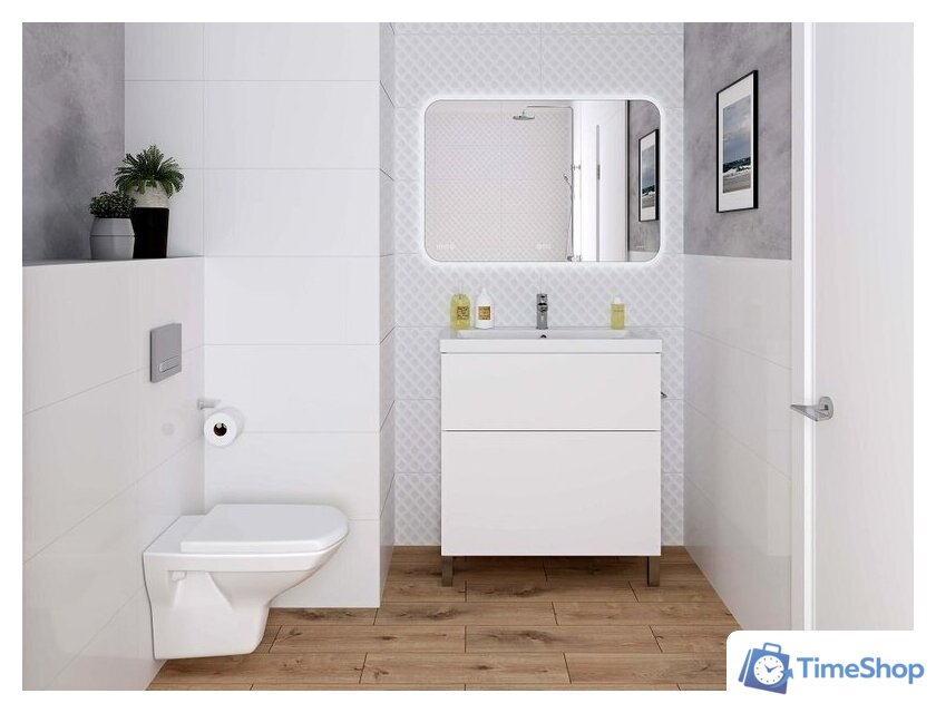  Cersanit Зеркало 100х70 KN-LU-LED070-100-p-Os - Изображение №2 — Интернет-магазин Time-Shop