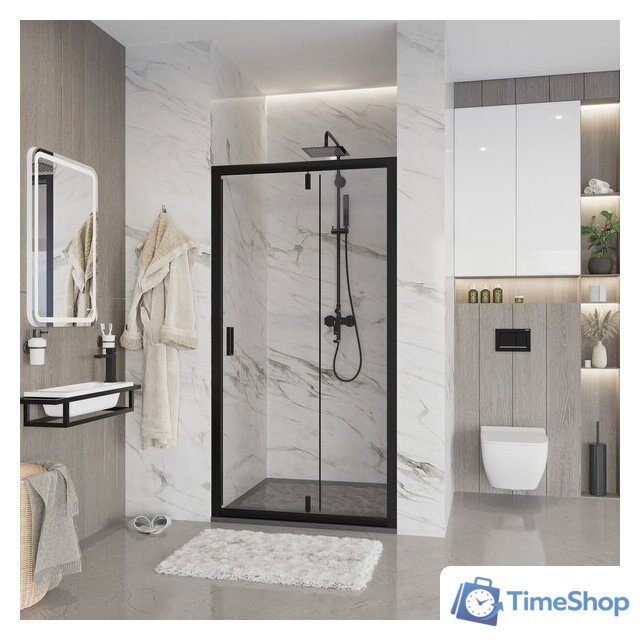 Душевая дверь Niagara NG-83-9AB 90x190 - Изображение №2 — Интернет-магазин Time-Shop