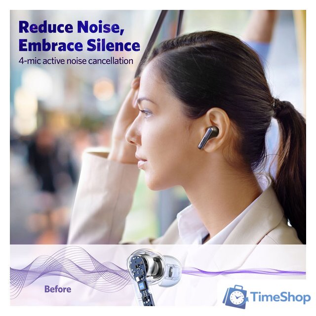 Наушники EarFun Air S (черный) - Изображение №7 — Интернет-магазин Time-Shop