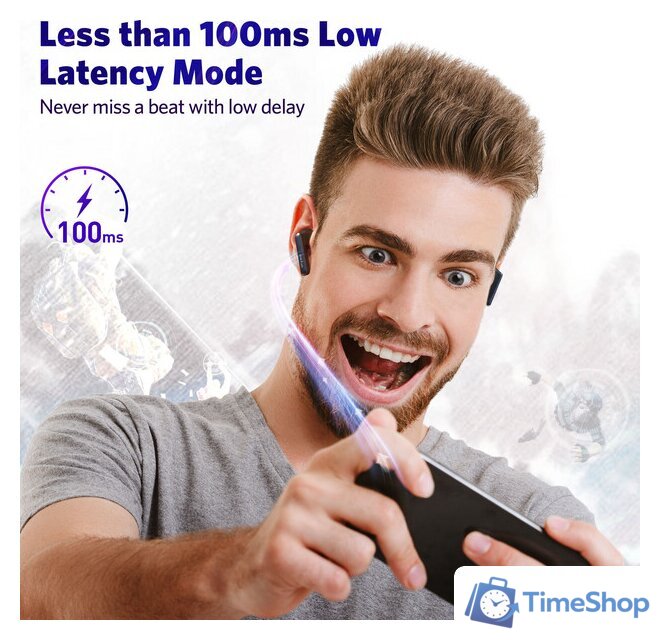 Наушники EarFun Air S (черный) - Изображение №9 — Интернет-магазин Time-Shop