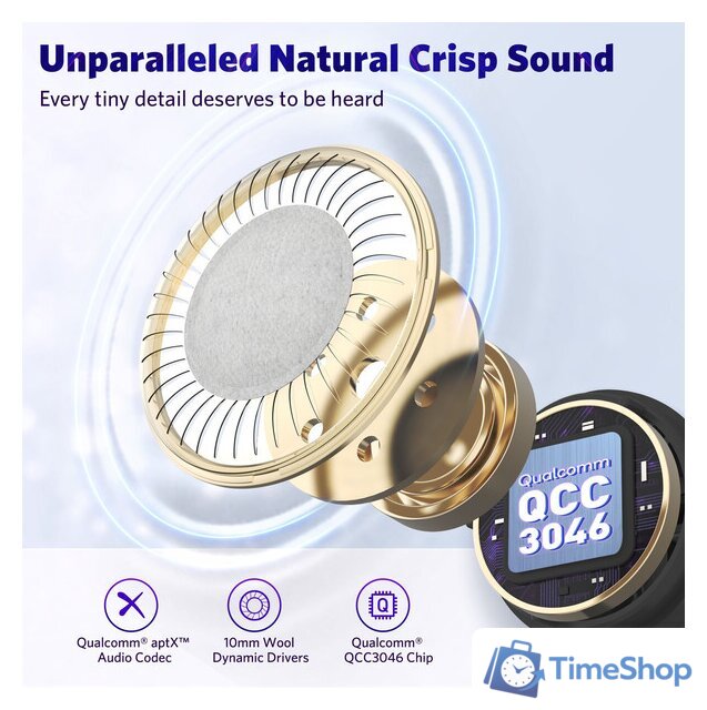 Наушники EarFun Air S (черный) - Изображение №4 — Интернет-магазин Time-Shop