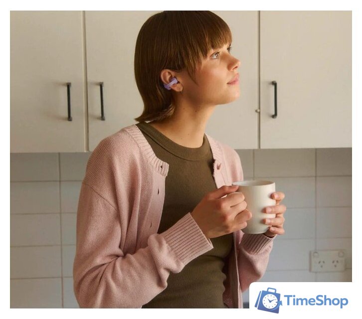 Наушники Sony LinkBuds Clip (сиреневый) - Изображение №6 — Интернет-магазин Time-Shop