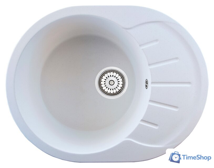 Кухонная мойка Berge BR-5801 (белый матовый) - Изображение №1 — Интернет-магазин Time-Shop