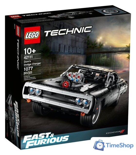 Конструктор LEGO Technic 42111 Dodge Charger Доминика Торетто - Изображение №1 — Интернет-магазин Time-Shop