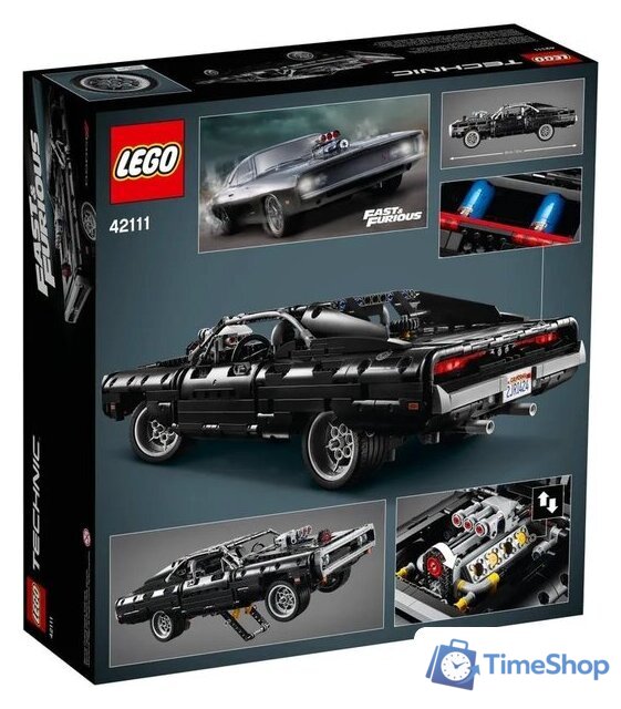 Конструктор LEGO Technic 42111 Dodge Charger Доминика Торетто - Изображение №7 — Интернет-магазин Time-Shop