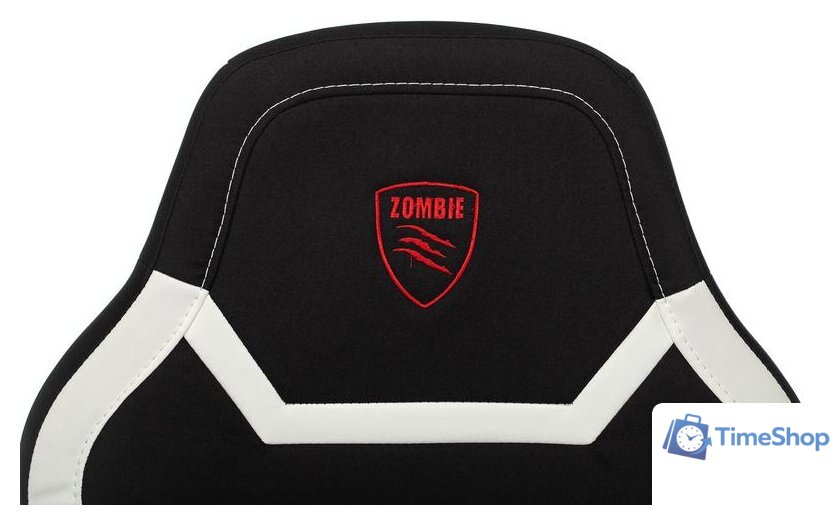 Игровое (геймерское) кресло Zombie 10 (черный/белый) - Изображение №5 — Интернет-магазин Time-Shop