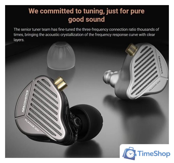 Наушники KZ Acoustics PR1 Balanced Edition (с микрофоном) - Изображение №7 — Интернет-магазин Time-Shop