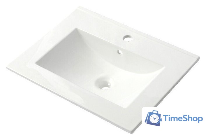  ЗОВ Тумба с умывальником Дион 60 D60LWP0M9003MKV5-OL60 (белый матовый) - Изображение №3 — Интернет-магазин Time-Shop