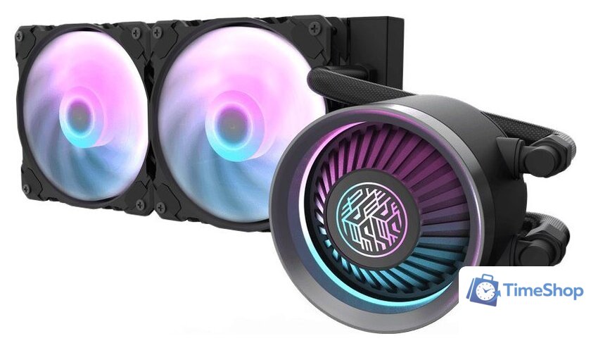 Система жидкостного охлаждения для процессора dark Flash Nebula DN-240 (черный) - Изображение №1 — Интернет-магазин Time-Shop