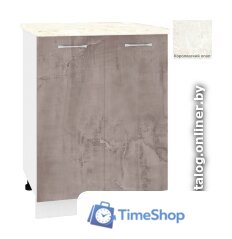 Шкаф напольный Кортекс-мебель Корнелия Лира НШ60р (оникс/королевский опал) - Изображение №1 — Интернет-магазин Time-Shop