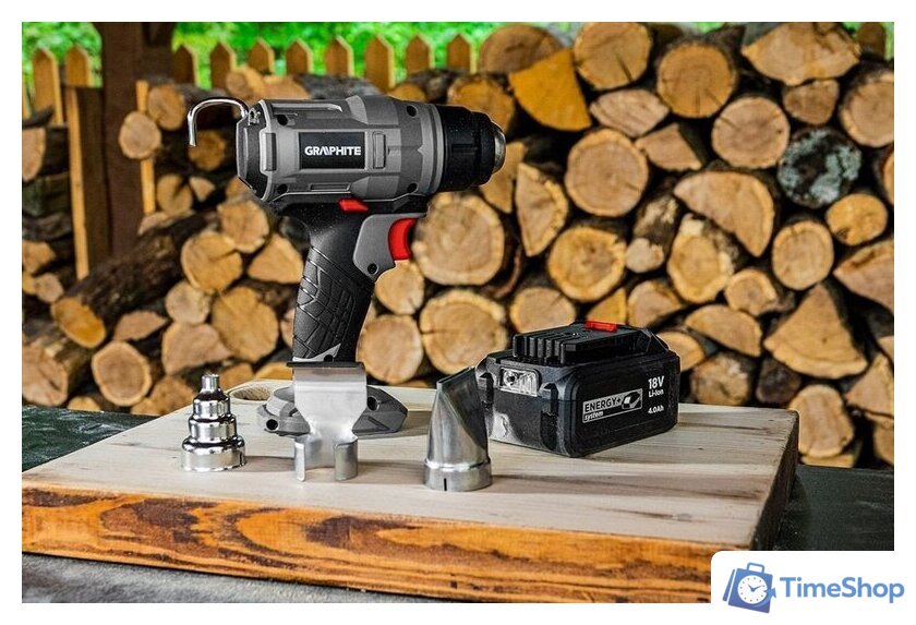 Промышленный фен GRAPHITE 58G082 (без АКБ) - Изображение №15 — Интернет-магазин Time-Shop