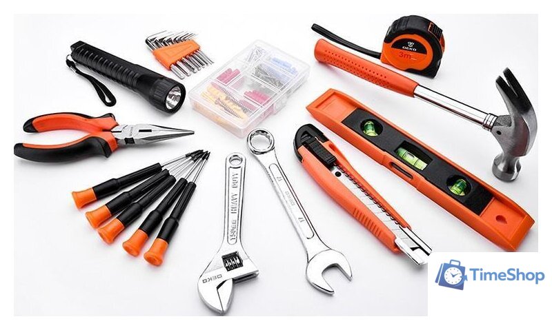 Универсальный набор инструментов Deko DKMT208 (208 предметов) - Изображение №4 — Интернет-магазин Time-Shop