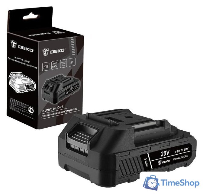 Аккумулятор Deko R-UNV3.0 Core 083-1014 (20В/3 Ач) - Изображение №1 — Интернет-магазин Time-Shop
