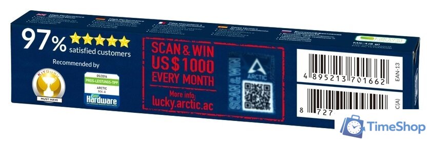 Термопаста Arctic MX-4 ACTCP00008B (8 г) - Изображение №3 — Интернет-магазин Time-Shop