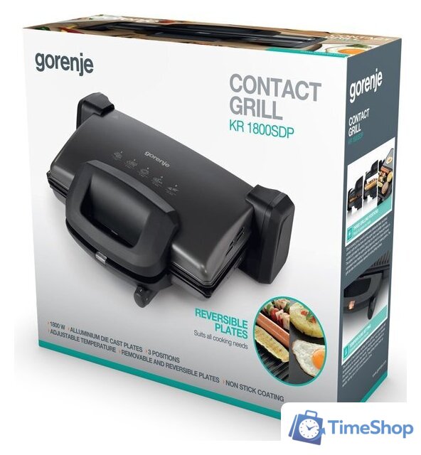 Электрогриль Gorenje KR1800SDP - Изображение №7 — Интернет-магазин Time-Shop